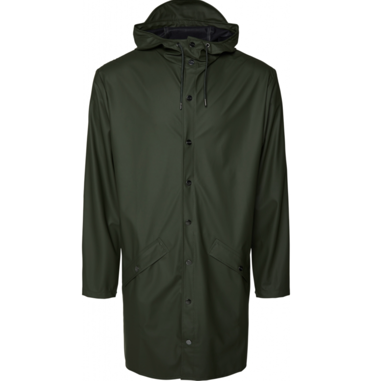 long jacket green rains face