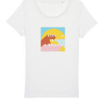 t-shirt life is a beach femme