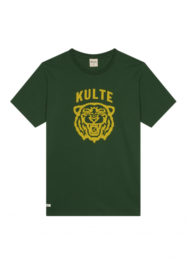 t-shirt kulte tigre vert