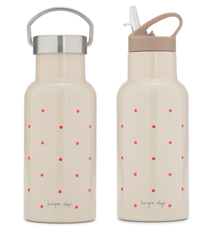 Bouteille thermos pois rouges Konges