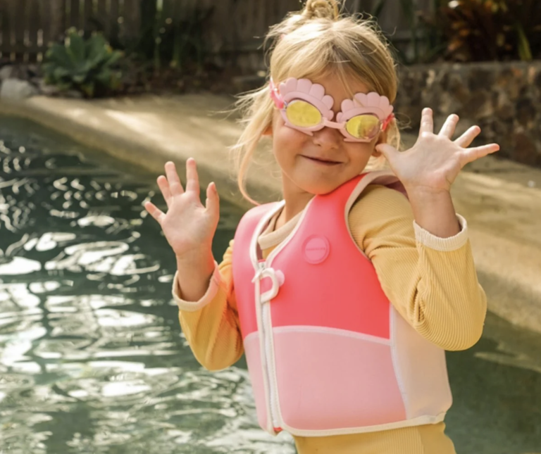 Lunettes de piscine enfant Melody the Mermaid rose – Sunnylife