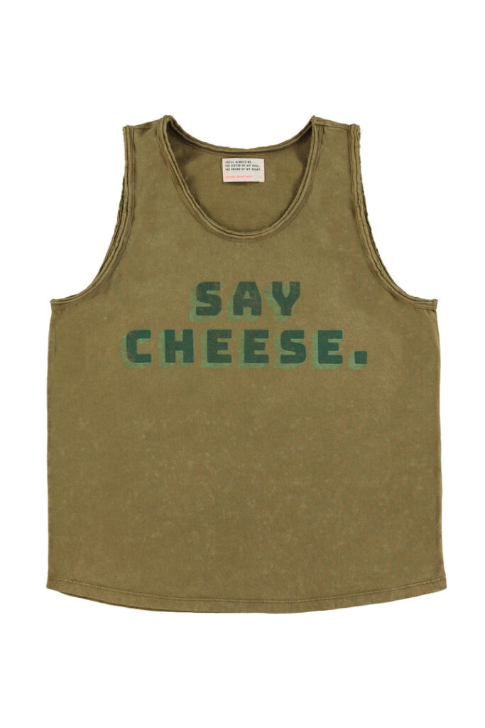 Débardeur Kaki «Say cheese»