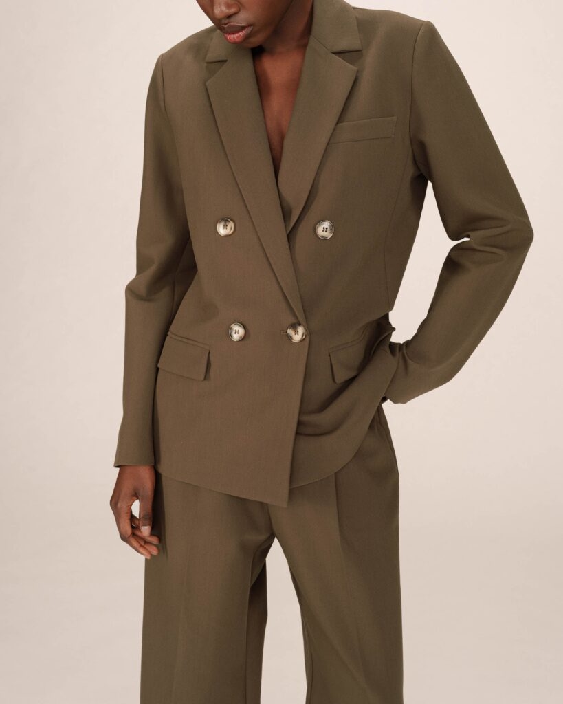 Veste blazer Sureau vert fôret