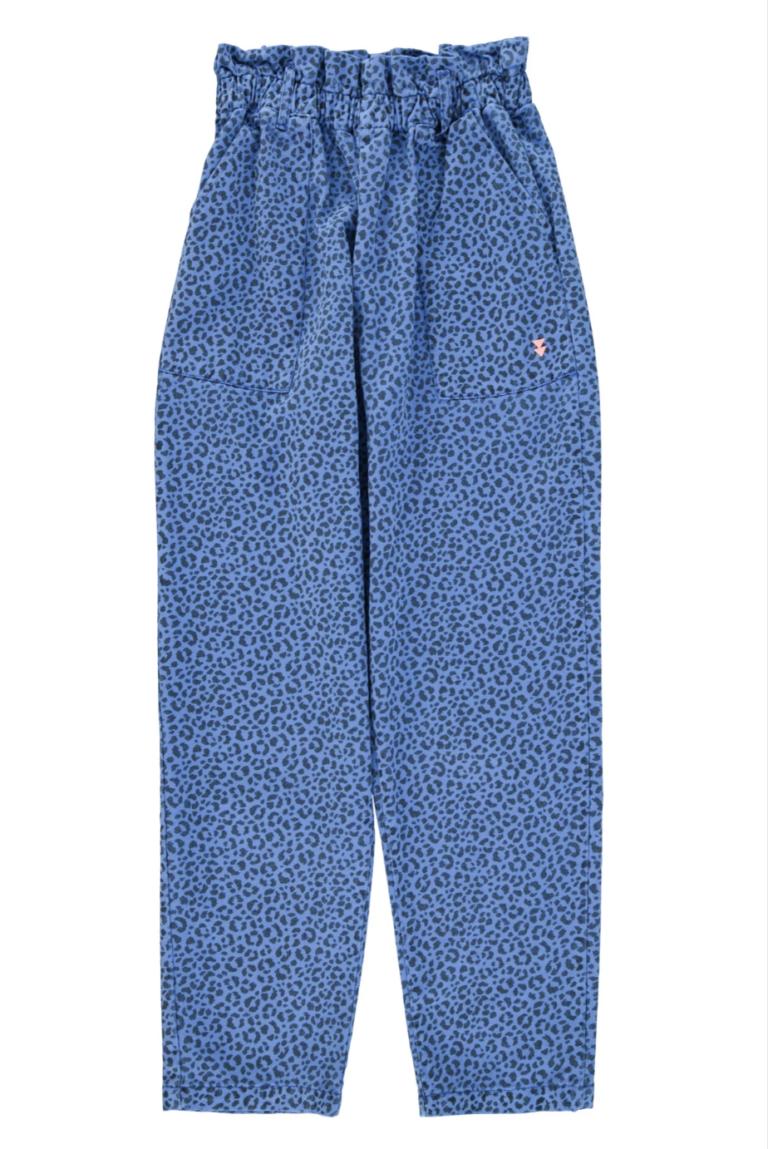 Pantalon bleu imprimé animal – Sisters Department