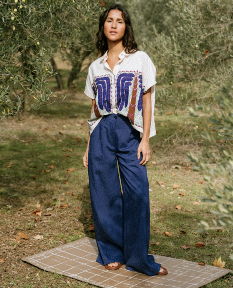 Chemise Cinzia Palmito en coton – Tinsels