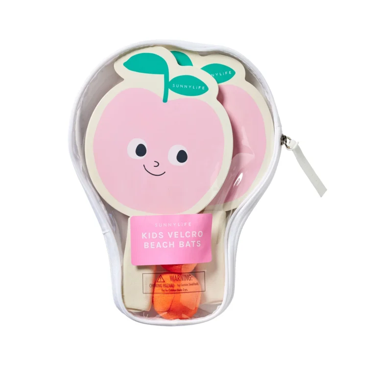 Raquettes de plage enfant Poppy the Peach – Sunnylife fermé