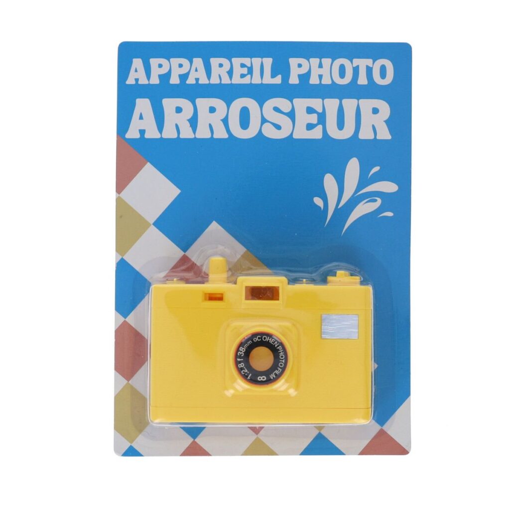 Appareil photo arroseur enfant jaune