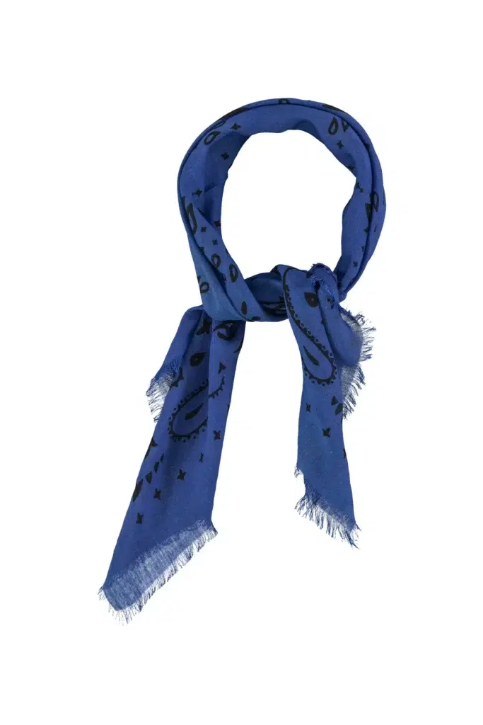 Foulard Pasley bleu – Sisters Department