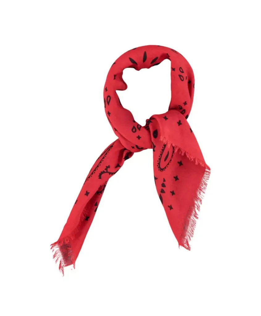 Foulard Pasley rouge – Sisters Department